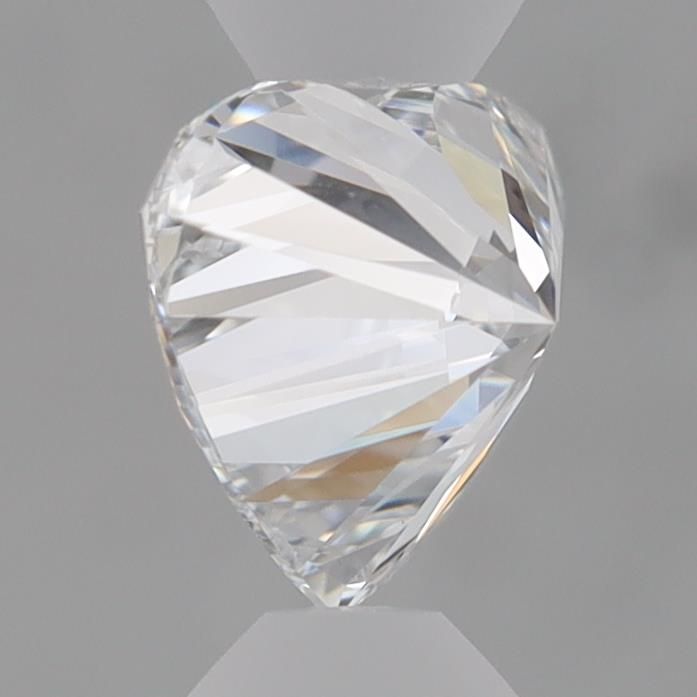 0.74 Carat Heart Lab Diamond with  Cut Diamond in 14KT  view 1
