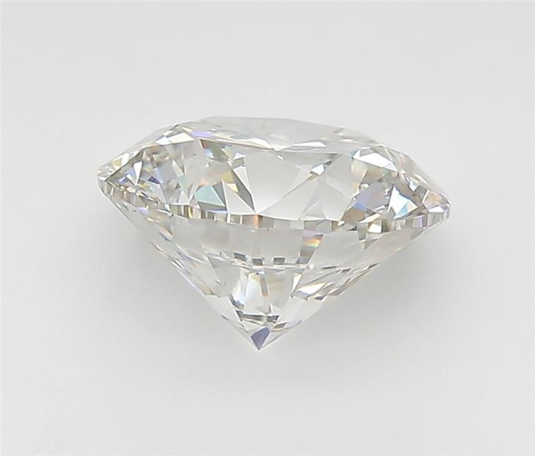 4.02 Carat Round Lab Diamond with  Cut Diamond in 14KT  view 1
