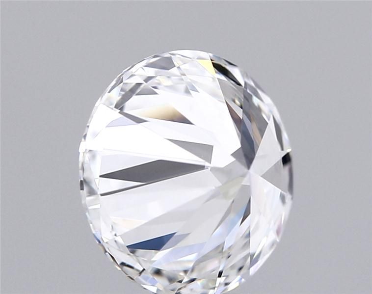 2.81 Carat Round Lab Diamond with  Cut Diamond in 14KT  view 1
