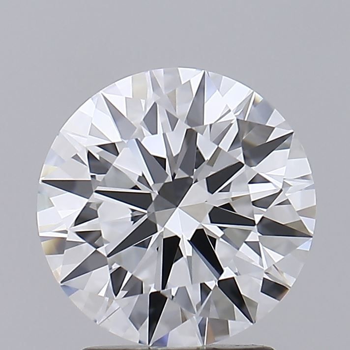 2.25 Carat Round Lab Diamond with  Cut Diamond in 14KT  view 1

