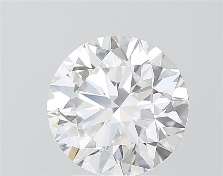 3.01 Carat Round Lab Diamond with  Cut Diamond in 14KT  view 1
