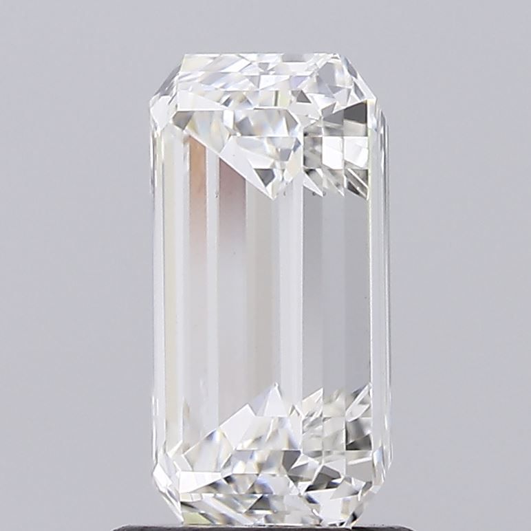 1.93 Carat Emerald Lab Diamond with  Cut Diamond in 14KT  view 1
