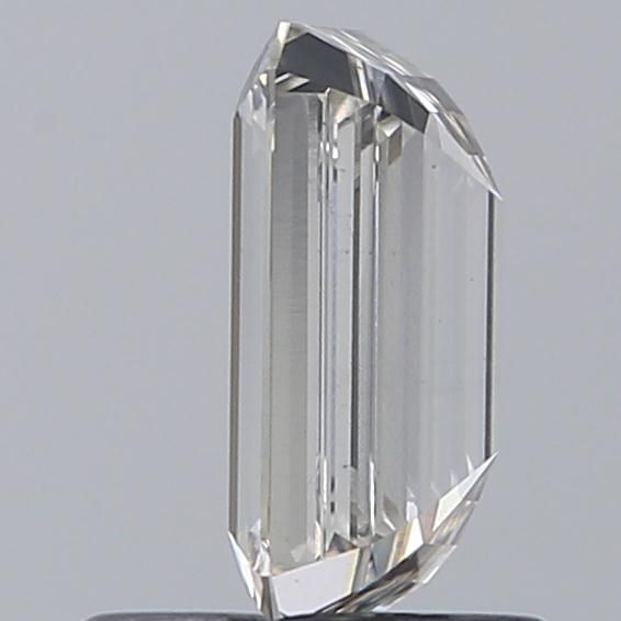 1.01 Carat Emerald Lab Diamond with  Cut Diamond in 14KT  view 1
