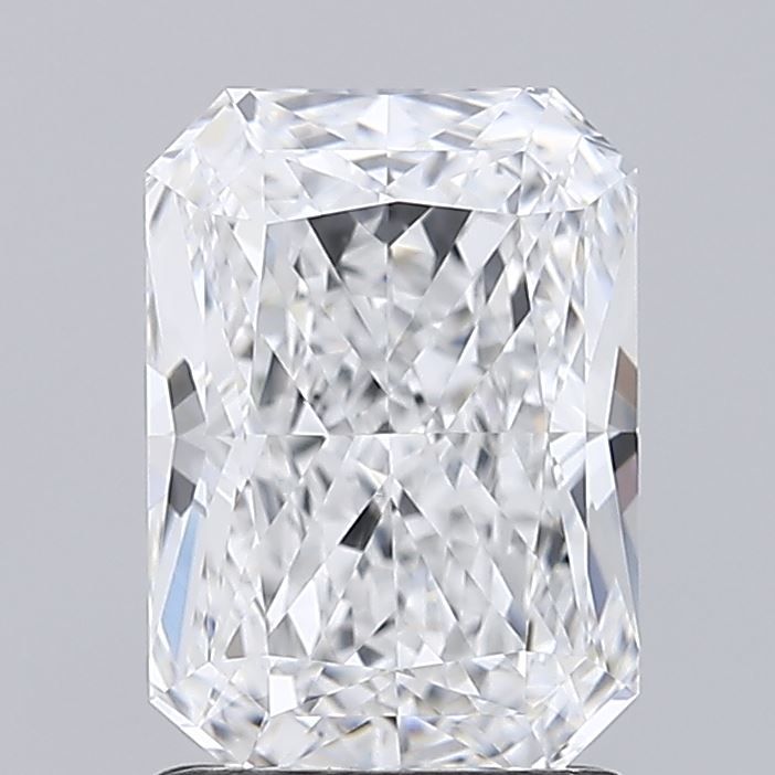 1.96 Carat Radiant Lab Diamond with  Cut Diamond in 14KT  view 1

