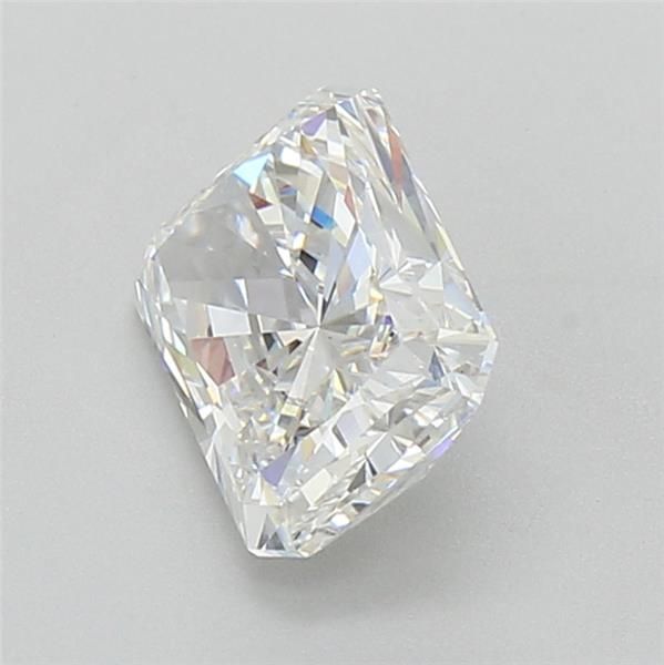 2.38 Carat Radiant Lab Diamond with  Cut Diamond in 14KT  view 1
