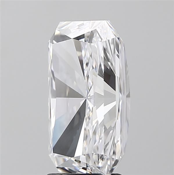 4.07 Carat Radiant Lab Diamond with  Cut Diamond in 14KT  view 1
