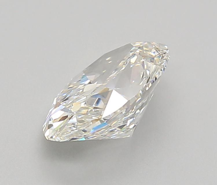 2.61 Carat Oval Lab Diamond with  Cut Diamond in 14KT  view 1
