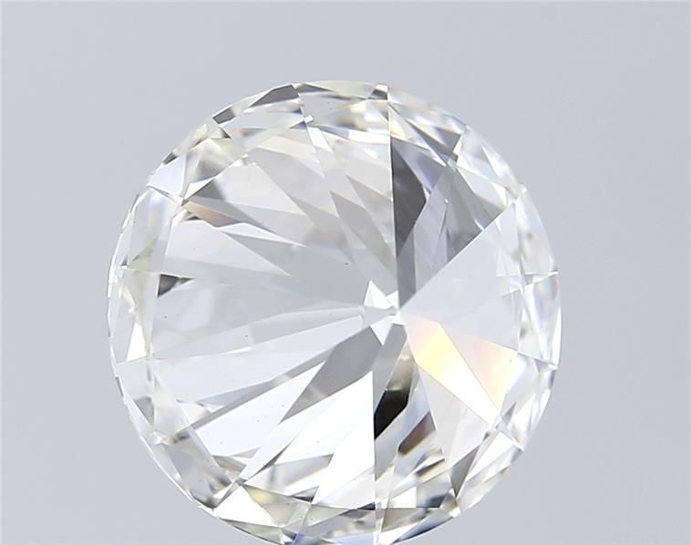 2.97 Carat Round Lab Diamond with  Cut Diamond in 14KT  view 1
