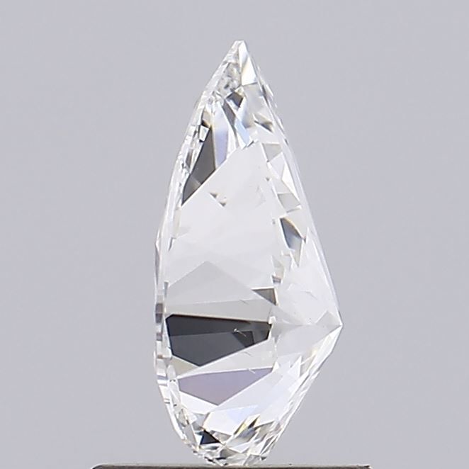 1.05 Carat Pear Lab Diamond with  Cut Diamond in 14KT  view 1
