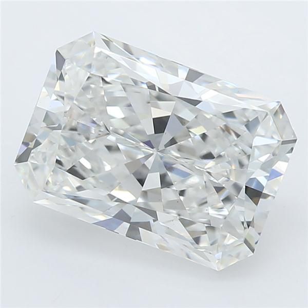 1.75 Carat Radiant Lab Diamond with  Cut Diamond in 14KT  view 1
