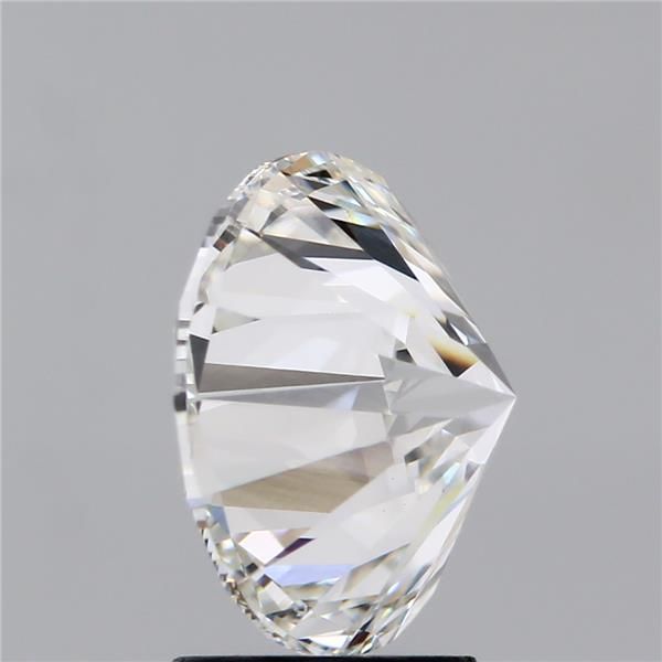 3.51 Carat Round Lab Diamond with  Cut Diamond in 14KT  view 1
