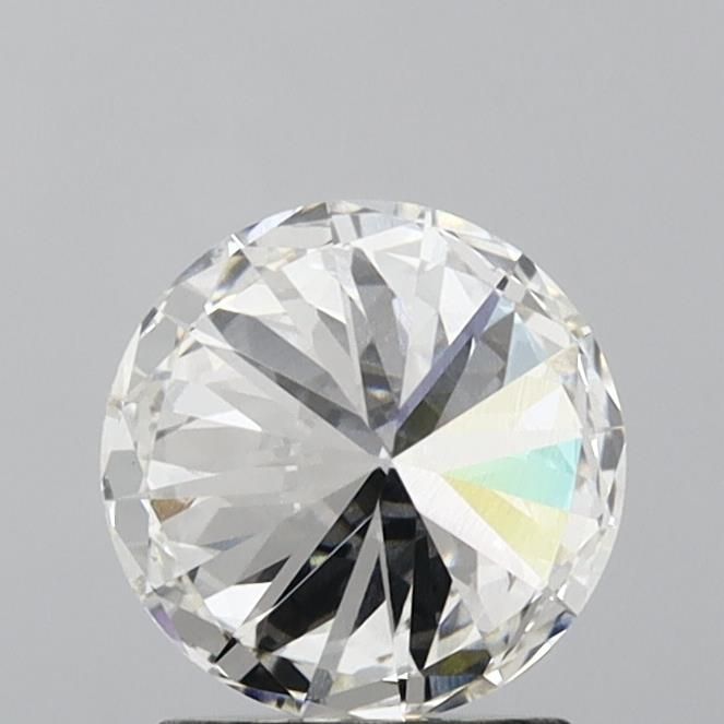 1.61 Carat Round Lab Diamond with  Cut Diamond in 14KT  view 1
