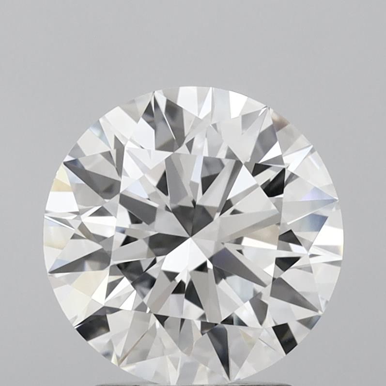 2.49 Carat Round Lab Diamond with  Cut Diamond in 14KT  view 1
