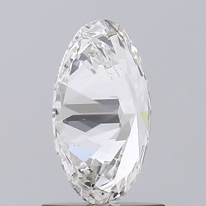 1.14 Carat Oval Lab Diamond with  Cut Diamond in 14KT  view 1
