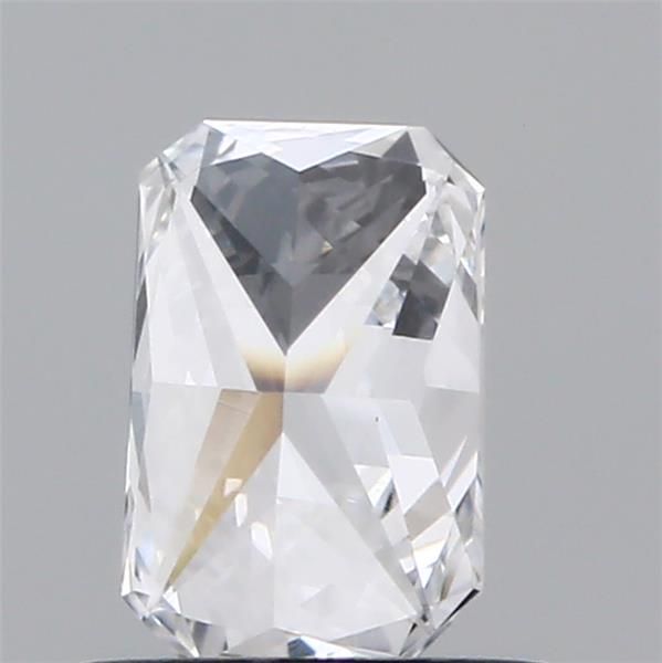 0.59 Carat Radiant Lab Diamond with  Cut Diamond in 14KT  view 1
