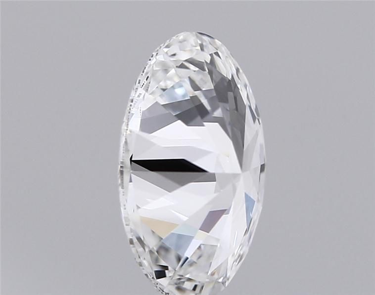 1.9 Carat Oval Lab Diamond with  Cut Diamond in 14KT  view 1
