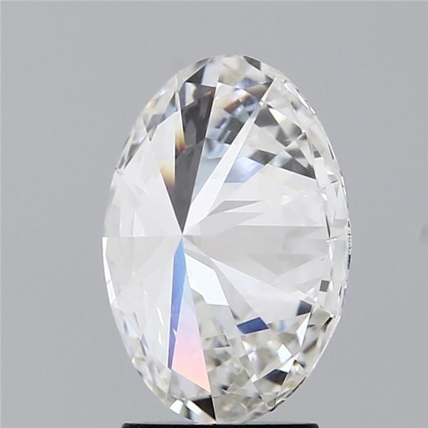 2.85 Carat Oval Lab Diamond with  Cut Diamond in 14KT  view 1
