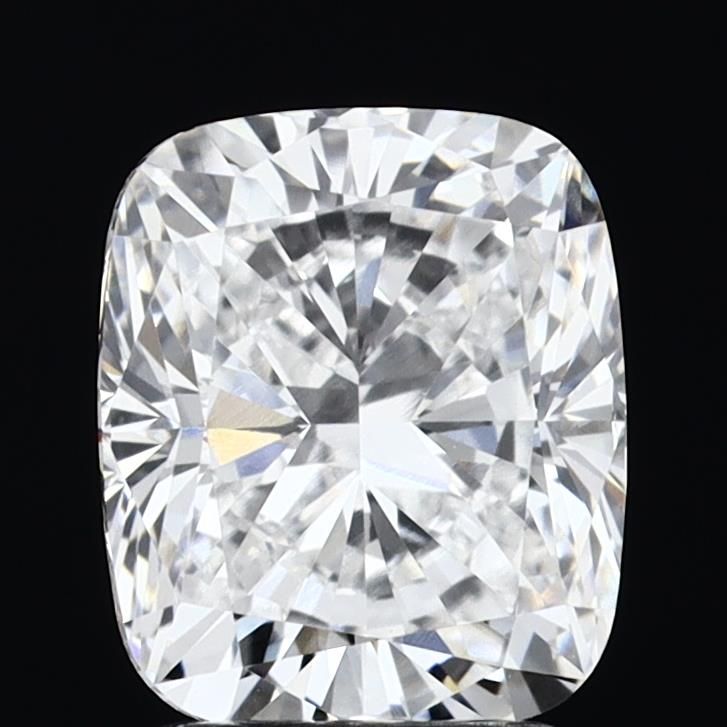 2.12 Carat Cushion Lab Diamond with  Cut Diamond in 14KT  view 1
