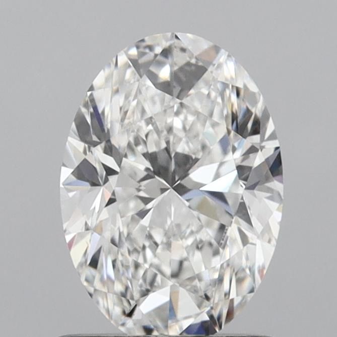 1.08 Carat Oval Lab Diamond with  Cut Diamond in 14KT  view 1
