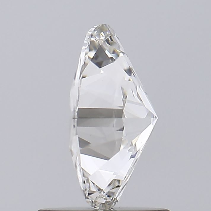 1.07 Carat Oval Lab Diamond with  Cut Diamond in 14KT  view 1
