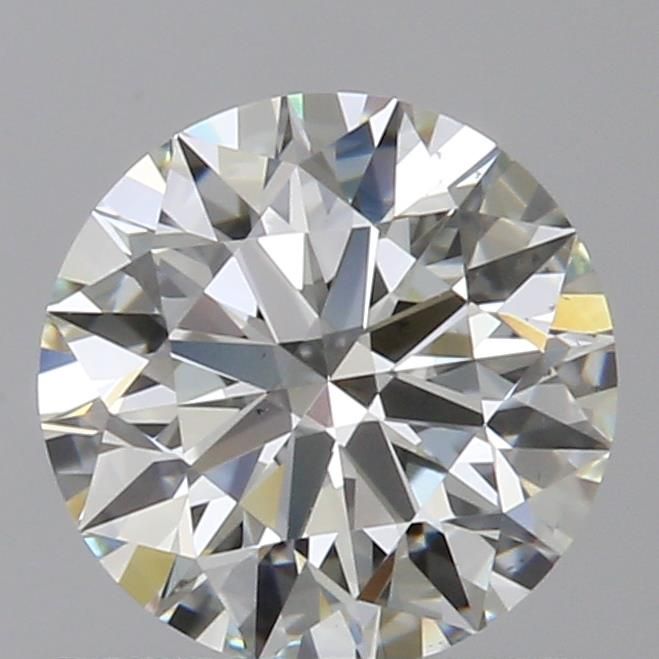 0.63 Carat Round Natural Diamond with  Cut Diamond in 14KT  view 1
