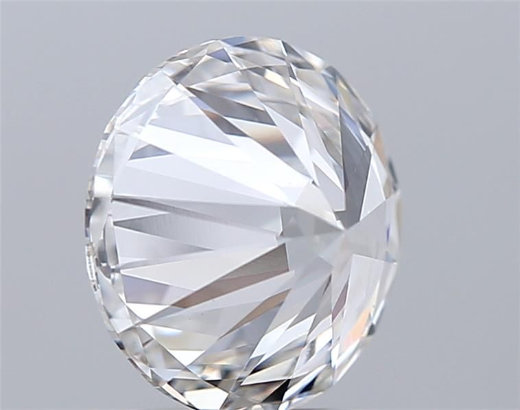 2.23 Carat Round Lab Diamond with  Cut Diamond in 14KT  view 1
