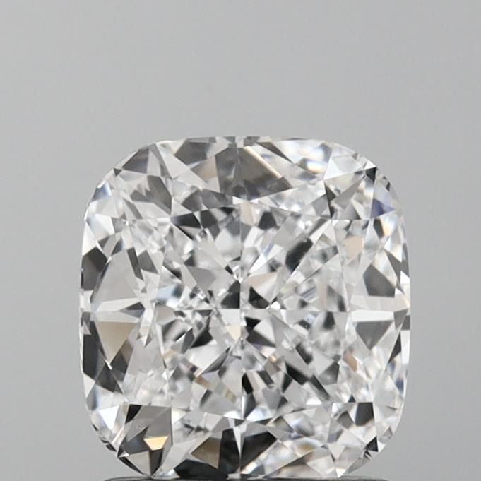 1.37 Carat Cushion Lab Diamond with  Cut Diamond in 14KT  view 1
