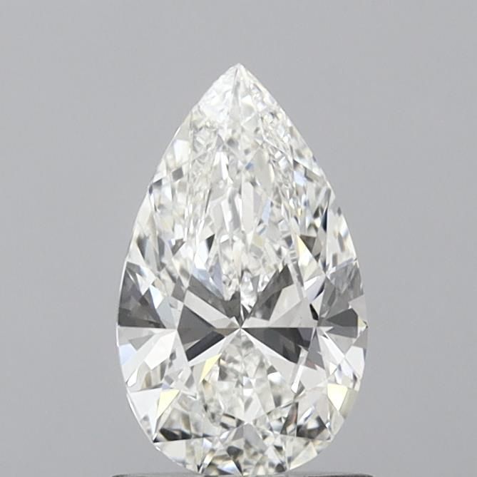 1.01 Carat Pear Lab Diamond with  Cut Diamond in 14KT  view 1

