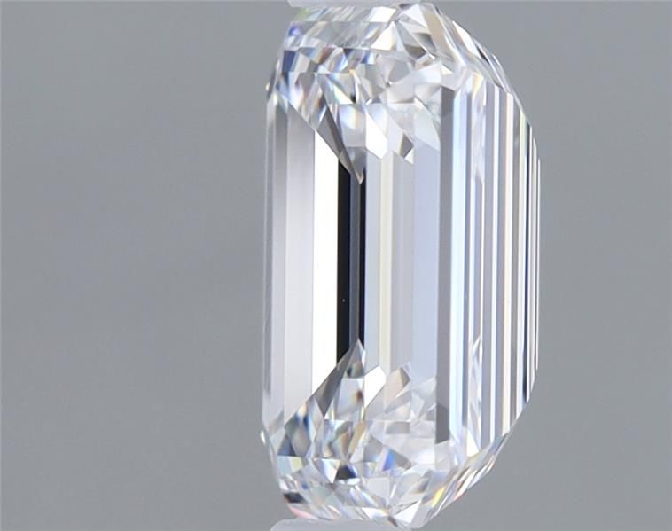 1.05 Carat Emerald Lab Diamond with  Cut Diamond in 14KT  view 1
