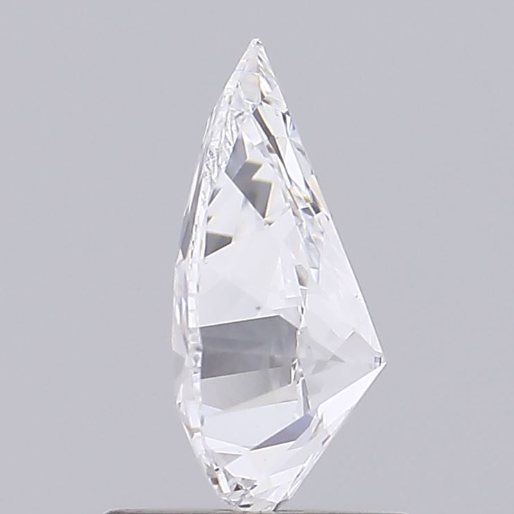 1.06 Carat Pear Lab Diamond with  Cut Diamond in 14KT  view 1
