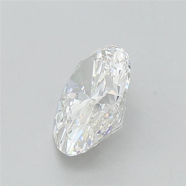 2.12 Carat Oval Lab Diamond with  Cut Diamond in 14KT  view 1

