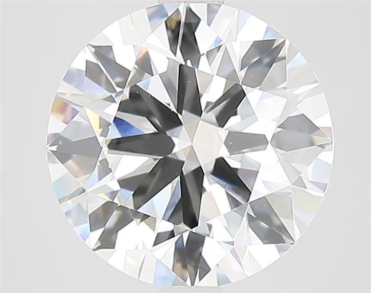 3.32 Carat Round Lab Diamond with  Cut Diamond in 14KT  view 1
