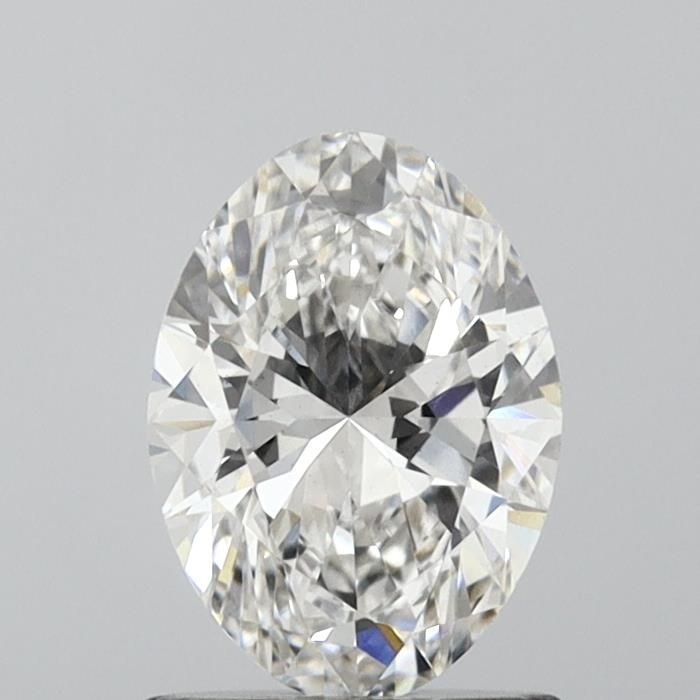 1.06 Carat Oval Lab Diamond with  Cut Diamond in 14KT  view 1
