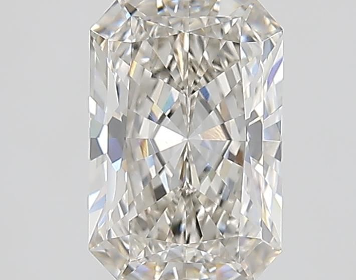1.51 Carat Radiant Lab Diamond with  Cut Diamond in 14KT  view 1
