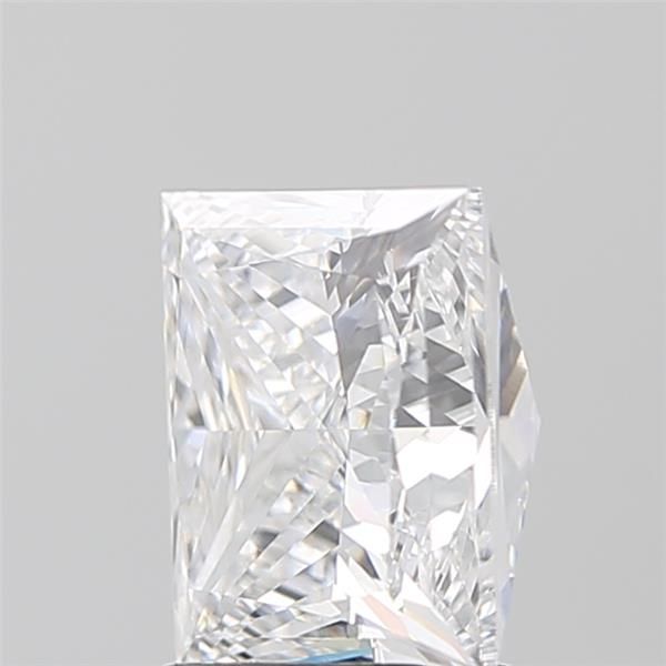 2.41 Carat Princess Lab Diamond with  Cut Diamond in 14KT  view 1
