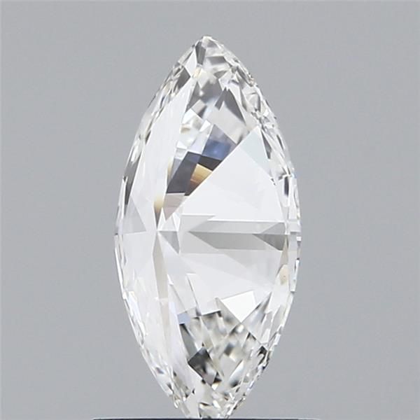 1.0 Carat Marquise Lab Diamond with  Cut Diamond in 14KT  view 1
