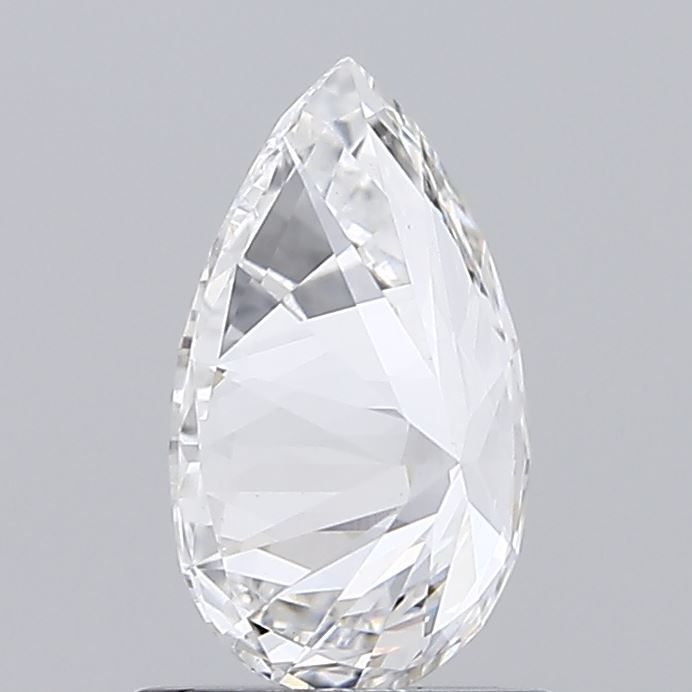 1.02 Carat Pear Lab Diamond with  Cut Diamond in 14KT  view 1
