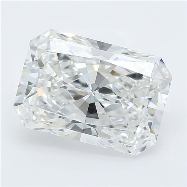 1.86 Carat Radiant Lab Diamond with  Cut Diamond in 14KT  view 1
