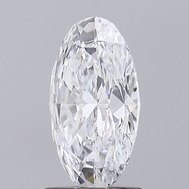 1.64 Carat Oval Lab Diamond with  Cut Diamond in 14KT  view 1
