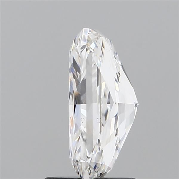 2.17 Carat Radiant Lab Diamond with  Cut Diamond in 14KT  view 1

