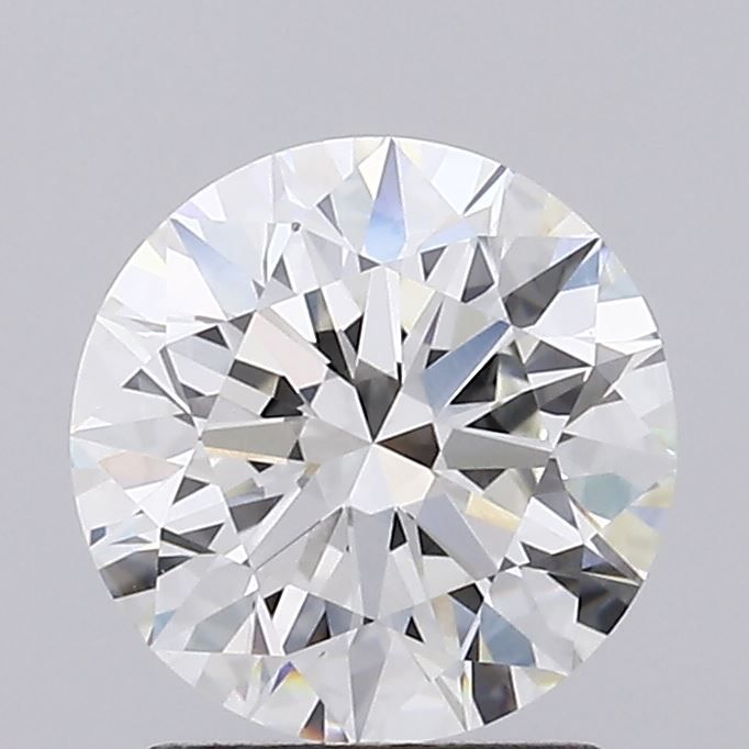 1.72 Carat Round lab Diamond with  Cut Diamond in 14KT  view 1
