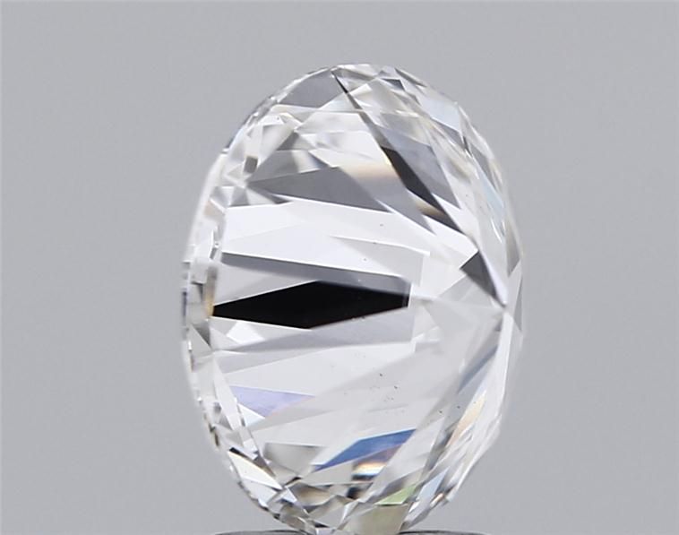 2.73 Carat Round Lab Diamond with  Cut Diamond in 14KT  view 1
