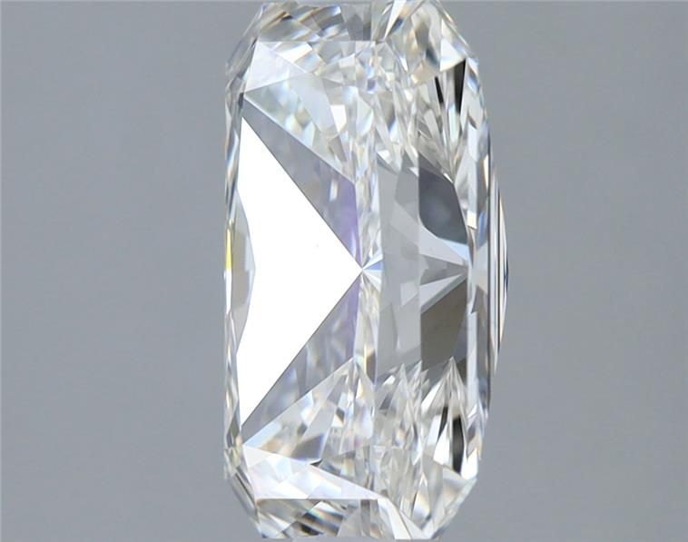 2.26 Carat Radiant Lab Diamond with  Cut Diamond in 14KT  view 1
