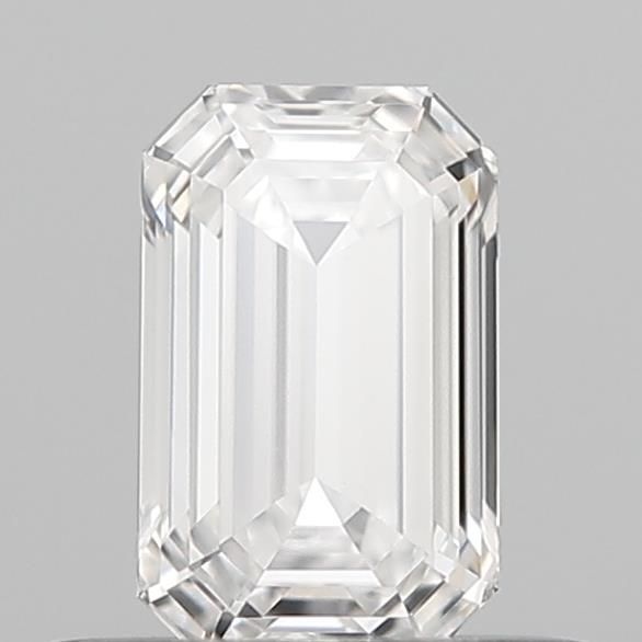 0.43 Carat Emerald Lab Diamond with  Cut Diamond in 14KT  view 1
