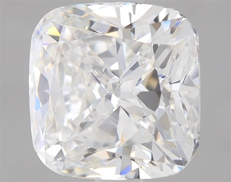 2.1 Carat Cushion Lab Diamond with  Cut Diamond in 14KT  view 1
