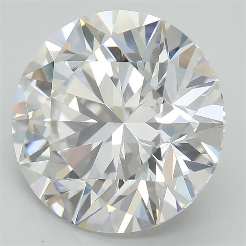 2.81 Carat Round Lab Diamond with  Cut Diamond in 14KT  view 1
