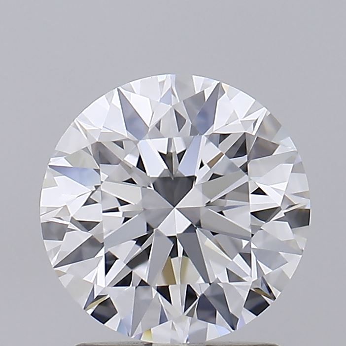 1.57 Carat Round Lab Diamond with  Cut Diamond in 14KT  view 1

