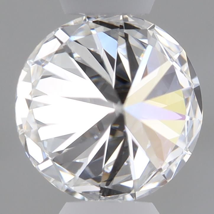 0.57 Carat Round Lab Diamond & 0.57 Carat Round Lab Diamond with  Cut Diamond in 14KT  view 1
