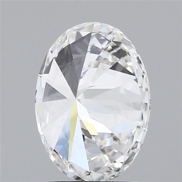 2.02 Carat Oval Lab Diamond with  Cut Diamond in 14KT  view 1

