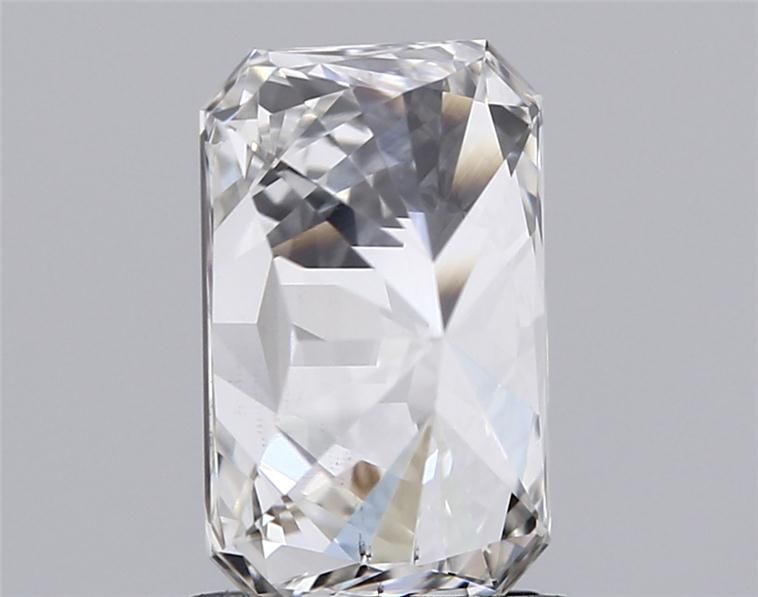 2.2 Carat Radiant Lab Diamond with  Cut Diamond in 14KT  view 1
